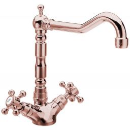 Sapho Antea bateria kuchenna stojąca różowe złoto 3127