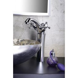 Sapho Antea bateria umywalkowa stojąca wysoka chrom 3171L