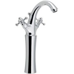 Sapho Antea bateria umywalkowa stojąca wysoka chrom 3271L