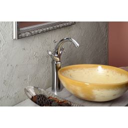 Sapho Antea bateria umywalkowa stojąca wysoka chrom 3271L