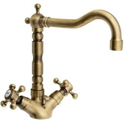 Sapho Antea bateria umywalkowa stojąca brąz 3376