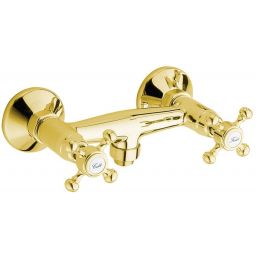 Sapho Antea bateria prysznicowa ścienna złoty połysk 3865