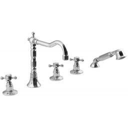 Sapho Antea bateria wannowo-prysznicowa 5-otworowa chrom 3881