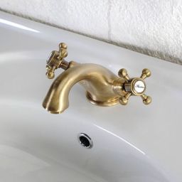 Sapho Antea bateria umywalkowa stojąca brąz 3176