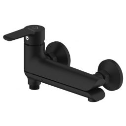 Sea-Horse Yo! Black bateria wannowo-prysznicowa ścienna czarny mat BJC910B
