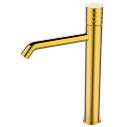 Sea-horse Ove Gold bateria umywalkowa stojąca wysoka złoty połysk BJV304/1G