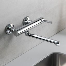 Sapho Espada bateria kuchenna ścienna chrom ES15