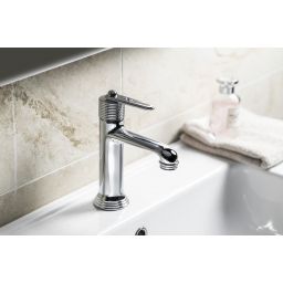 Sapho Bebe bateria umywalkowa stojąca chrom BB002