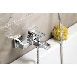 Sapho Forata bateria wannowo-prysznicowa ścienna chrom FT010