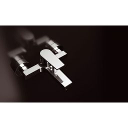 Sapho Kai bateria wannowo-prysznicowa ścienna chrom KA10