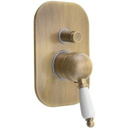 Sapho Kirké bateria wannowo-prysznicowa podtynkowa brązowa KI42BB