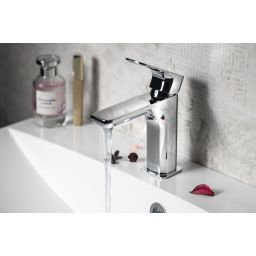 Sapho Spy bateria umywalkowa stojąca chrom PY02