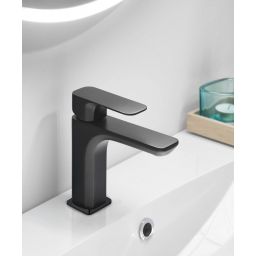 Sapho Spy bateria umywalkowa stojąca czarny mat PY02/15