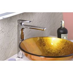 Sapho Spy bateria umywalkowa stojąca wysoka chrom PY07