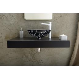 Sapho Spy bateria umywalkowa stojąca wysoka biały mat PY07/14