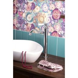 Sapho Vienna bateria umywalkowa stojąca wysoka chrom VO006