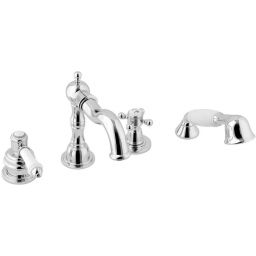 Sapho Vienna bateria wannowo-prysznicowa 4-otworowa chrom VO930