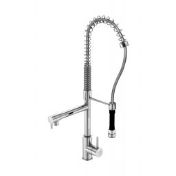 Steinberg 100 bateria kuchenna z wyciąganą wylewką chrom 1001480