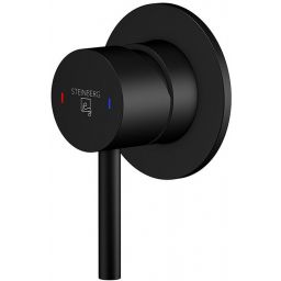 Steinberg 100 bateria prysznicowa podtynkowa czarny mat 1002250S