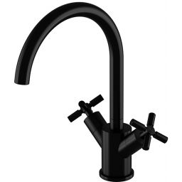 Steinberg 250 bateria umywalkowa stojąca czarny mat 2501500S