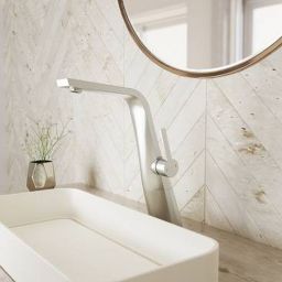 Steinberg 260 bateria umywalkowa stojąca nikiel szczotkowany 26017001BN