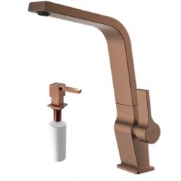 Zestaw Teka ICC 915 bateria kuchenna stojąca miedź z dozownikiem do płynów (116030007, 115890046)