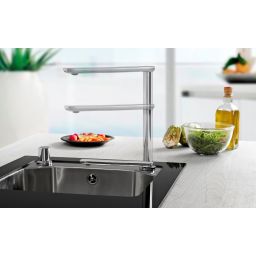 Teka FO 985 bateria kuchenna stojąca podokienna chrom 629850200