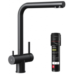 Zestaw Teka Uni bateria kuchenna do filtra wody stojąca czarna z filtrem podzlewozmywakowym (116030085, 118510000)