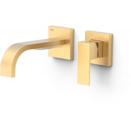 Tres Canigó-Tres bateria umywalkowa podtynkowa złoty mat 00630021OM