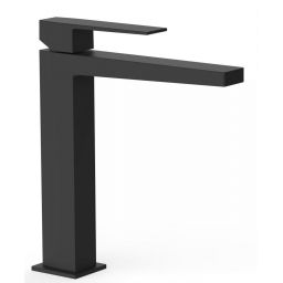 Tres Slim Exclusive bateria umywalkowa stojąca wysoka czarny mat 202.103.03.NM