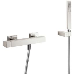 Tres Slim Exclusive bateria prysznicowa ścienna stal 202.167.01.AC