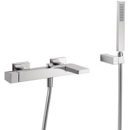 Tres Slim Exclusive bateria wannowo-prysznicowa ścienna chrom 202.170.01