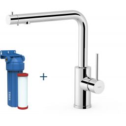 Tres Cocina bateria kuchenna stojąca chrom z filtrem 23045403