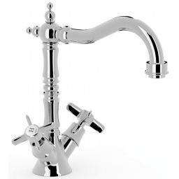 Tres Clasic bateria umywalkowa stojąca chrom 2.42.109.02