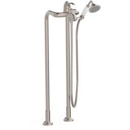 Tres Clasic bateria wannowo-prysznicowa wolnostojąca stal 24219402AC