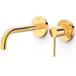 Outlet - Tres Study Exclusive bateria umywalkowa podtynkowa złota 26230001OR