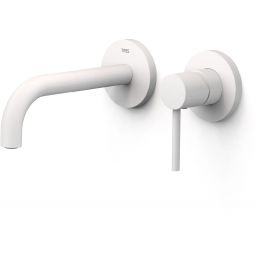 Tres Study Exclusive bateria umywalkowa podtynkowa biała 26230021BM