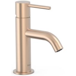 Tres Study Exclusive bateria umywalkowa stojąca różowe złoto mat 24-K 26290301OPM