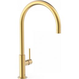 Tres Study-Tres bateria umywalkowa stojąca wysoka złoty mat 262.904.01.OM