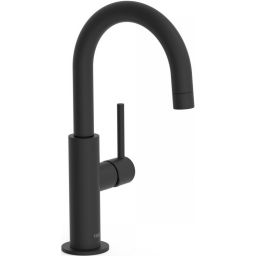 Tres Study Exclusive bateria umywalkowa stojąca wysoka czarny mat 262.904.03.NM