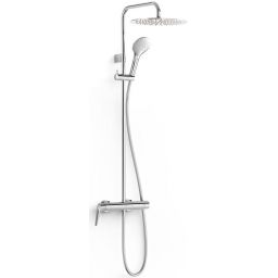 Tres Fuji zestaw prysznicowy ścienny z deszczownica chrom 28119101