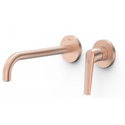 Tres Fuji bateria umywalkowa podtynkowa różowy złoty mat 28130002OPM