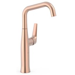 Tres Fuji bateria umywalkowa stojąca wysoka różowe złoto mat 28164701OPM