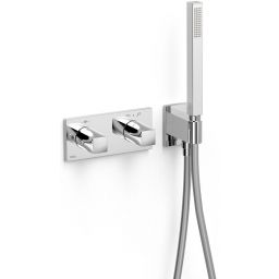 Tres B-System bateria wannowo-prysznicowa podtynkowa termostatyczna chrom 30725201