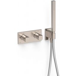 Tres B-System bateria wannowo-prysznicowa podtynkowa termostatyczna stal 30725201AC