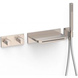 Tres B-System bateria wannowo-prysznicowa podtynkowa termostatyczna stal 30725207AC