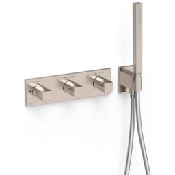 Tres B-System bateria wannowo-prysznicowa podtynkowa termostatyczna stal 30725401AC
