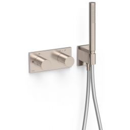 Tres B-System bateria wannowo-prysznicowa podtynkowa termostatyczna stal 30735201AC