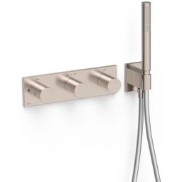 Tres B-System bateria wannowo-prysznicowa podtynkowa termostatyczna stal 30735301AC