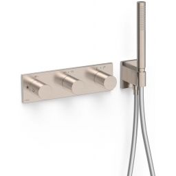 Tres B-System bateria wannowo-prysznicowa podtynkowa termostatyczna stal 30735401AC